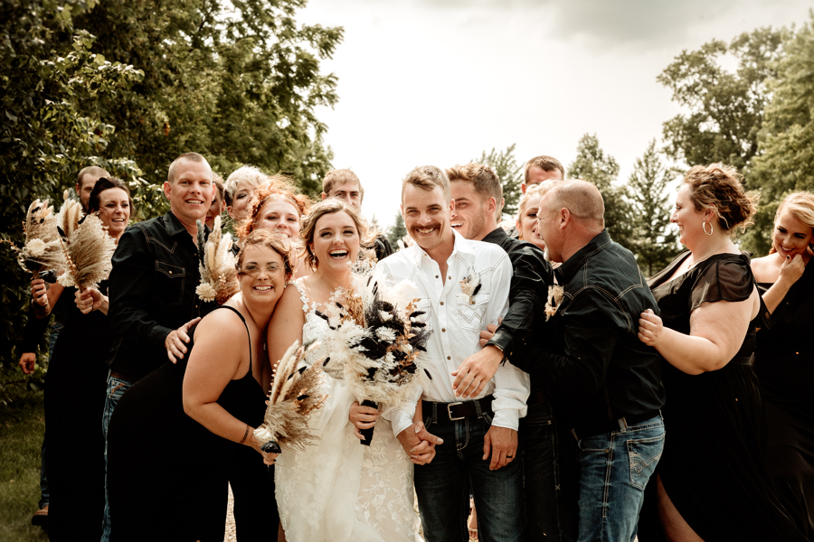 bridal party photos